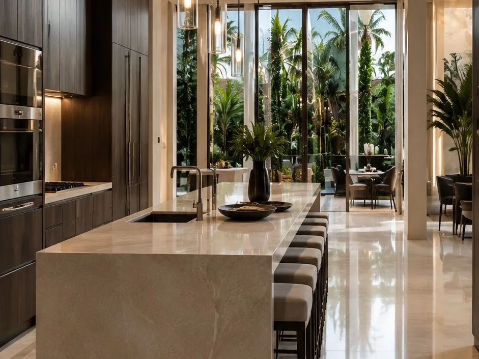 Kitchen remodel in a Miami high-rise