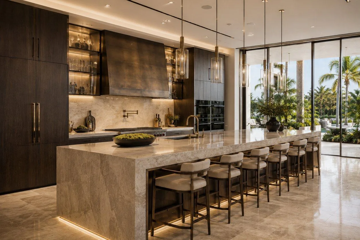 The same Boca Raton kitchen after the remodel